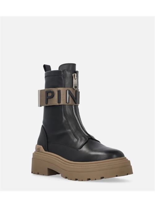mia 13 - ankle boot calf leather/stretch spreading Pinko | SD0219P061Z99.Z99